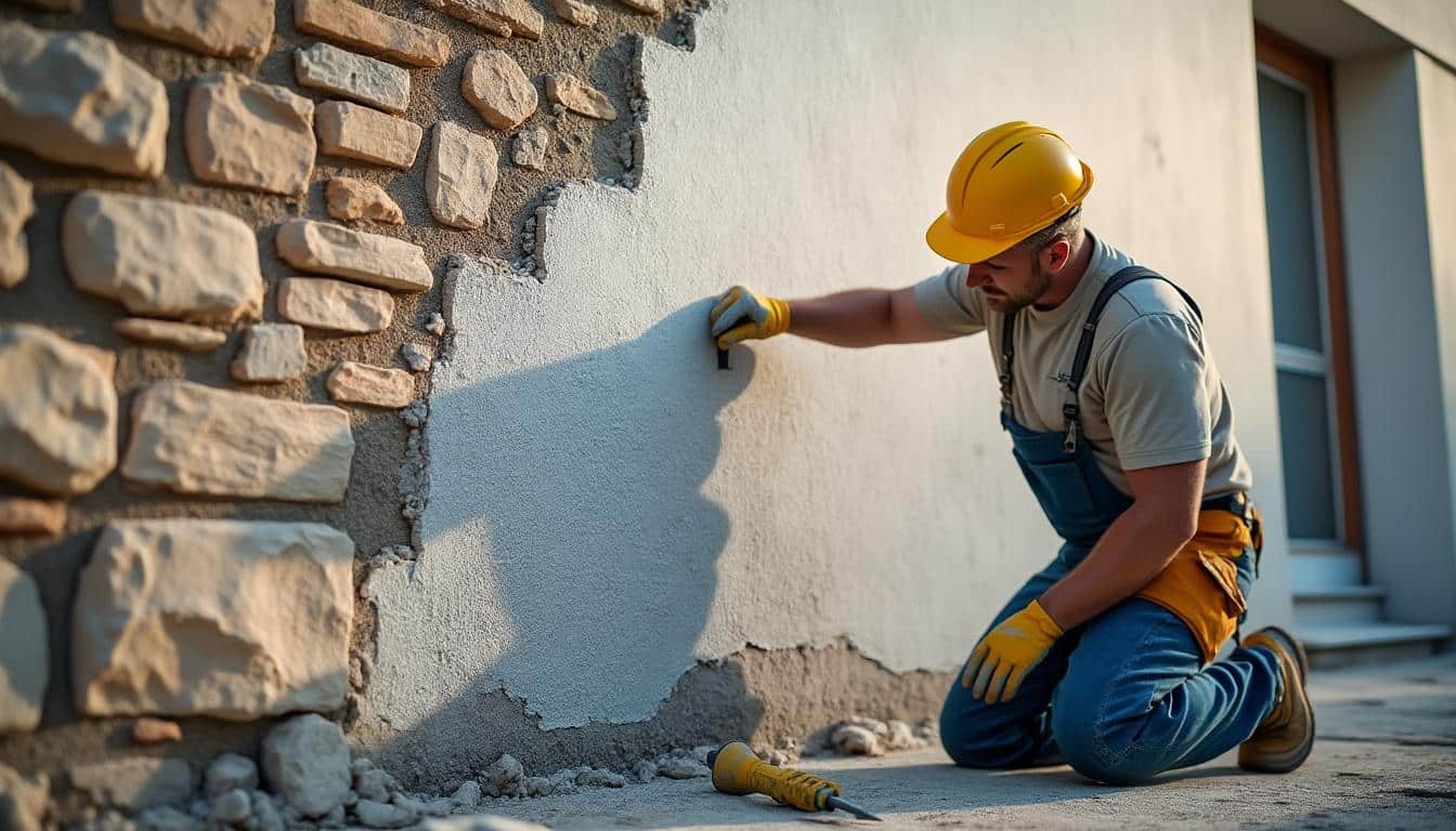 Lutter contre l’humidité dans une maison ancienne par la rénovation du crépi et de l’isolation