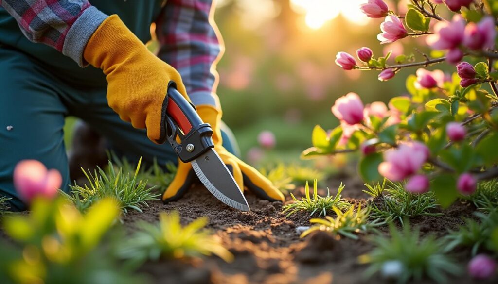 Astuces de taille au printemps avec un sécateur de jardin