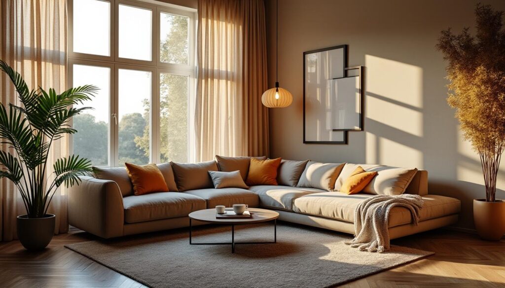 Quelles idées de décoration moderne pour le rideau du salon ?