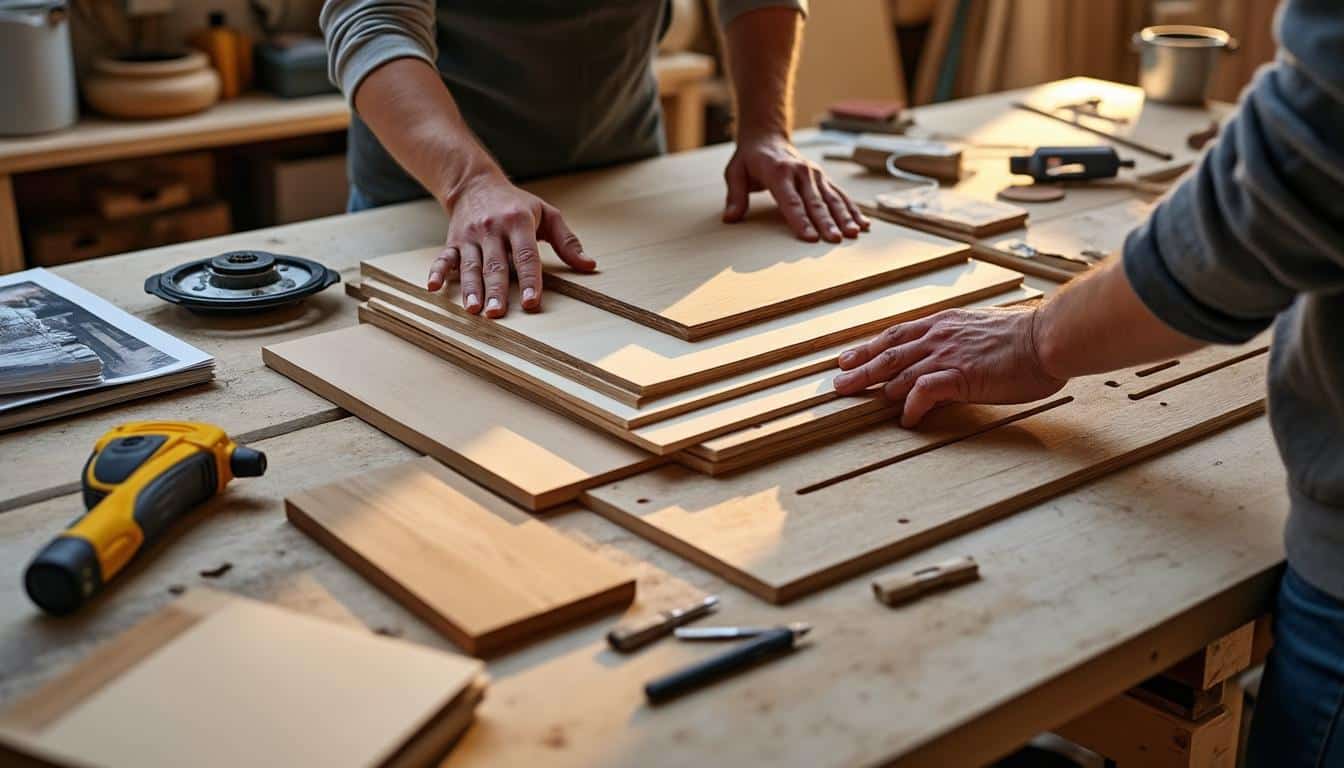 Illustration: Choisir les meilleurs matériaux et outils pour construire votre table