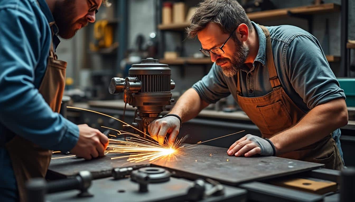 Illustration: Comprendre le fonctionnement et les composants d’une scie à ruban pour métal