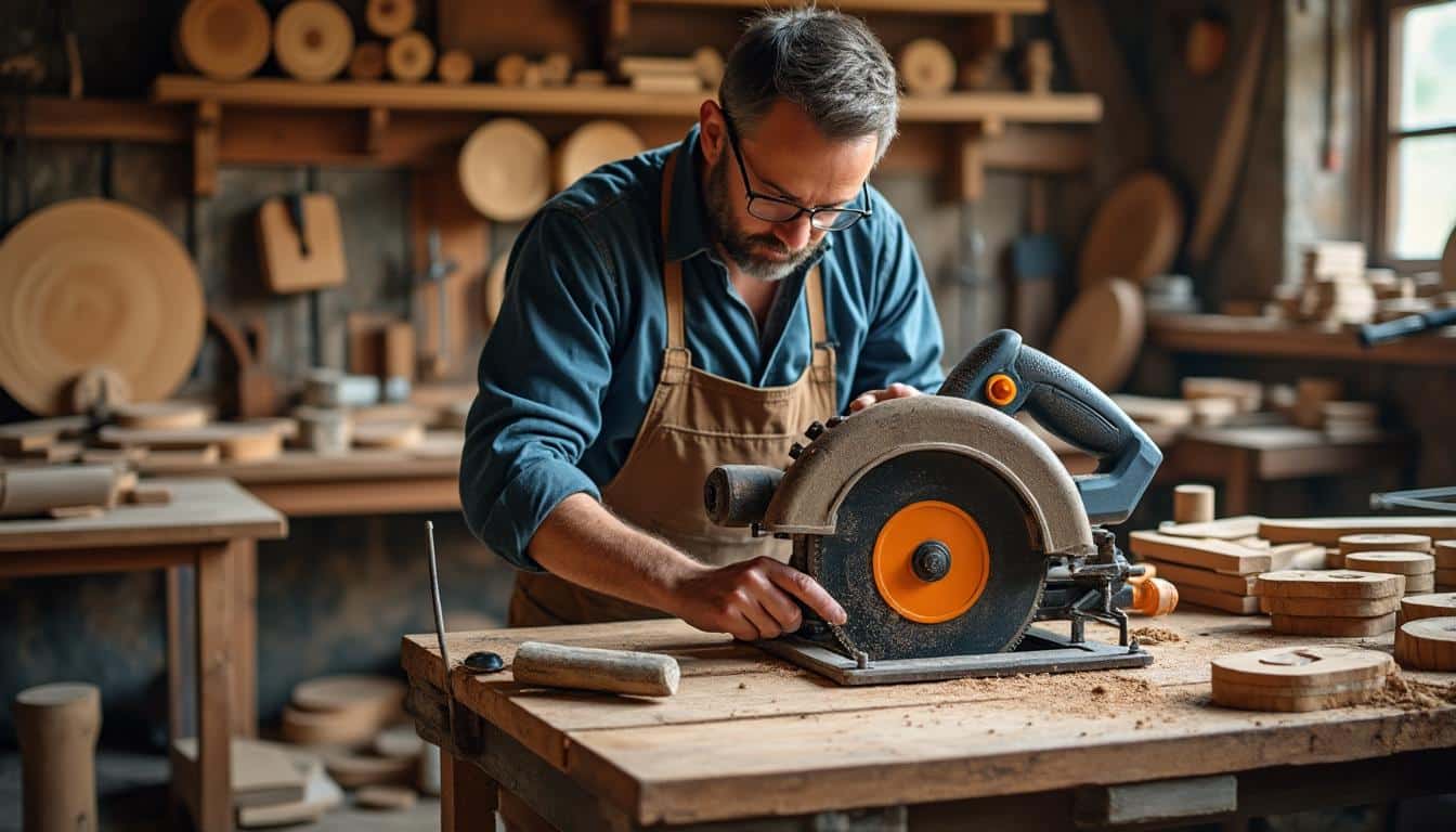 Illustration: Comprendre l’essentiel de la scie circulaire portable dans votre atelier