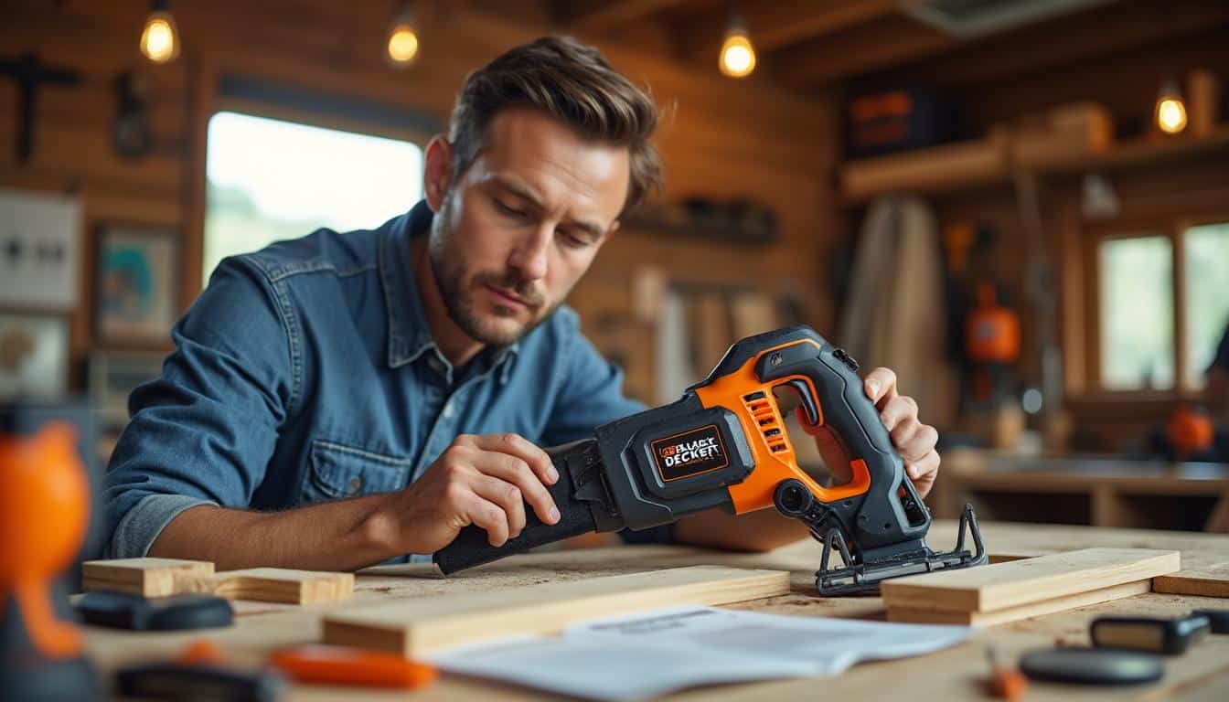 Illustration: Comment comprendre les caractéristiques techniques pour bien utiliser une scie sabre Black Decker ?