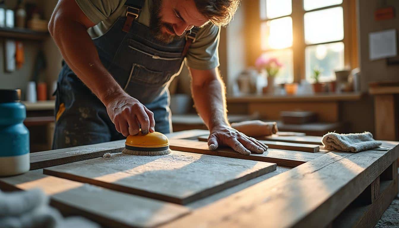 Illustration: Comment bien préparer et poncer une porte pour une rénovation réussie