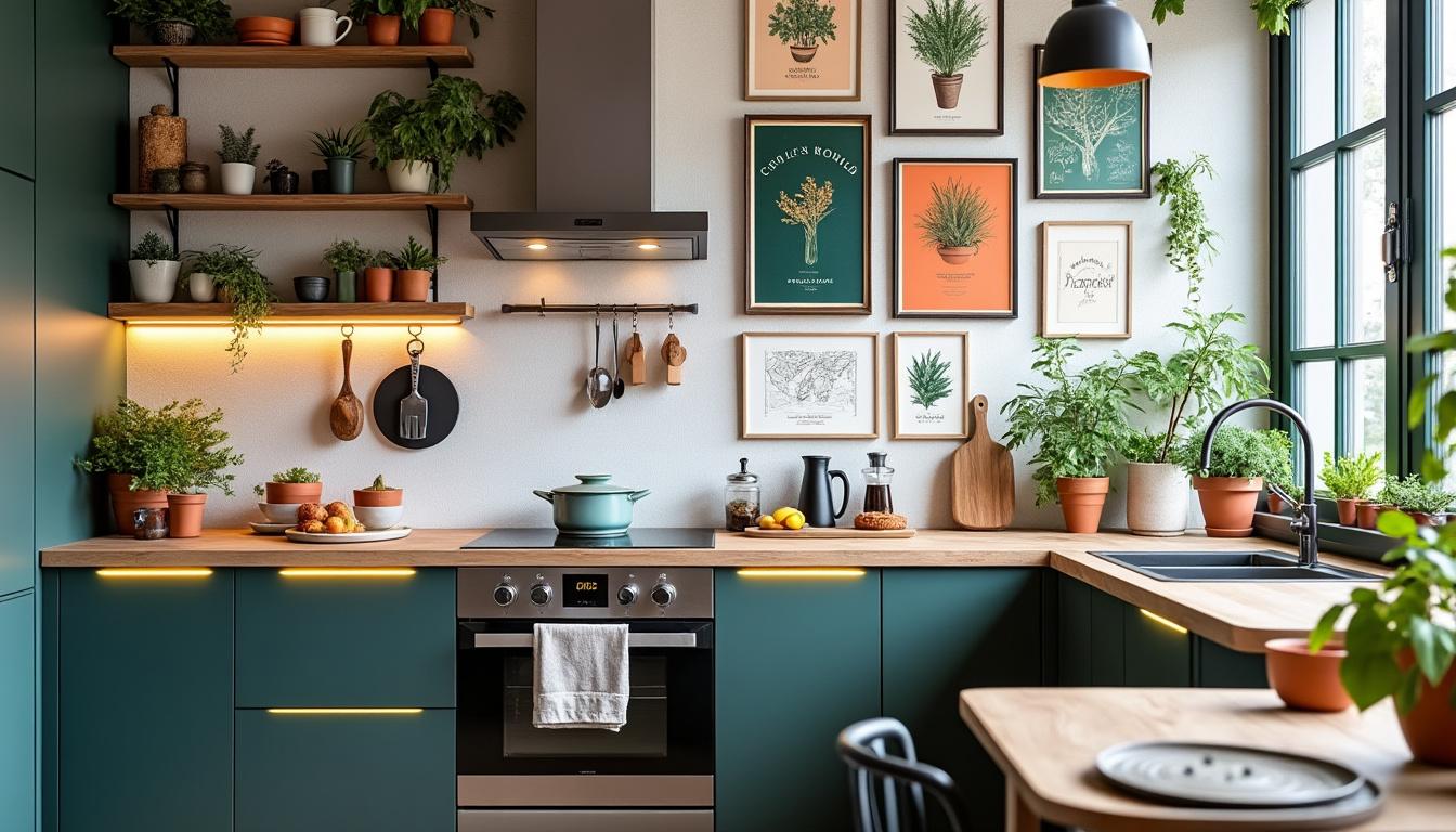 Illustration: Comprendre les fondamentaux de la décoration murale dans une cuisine design