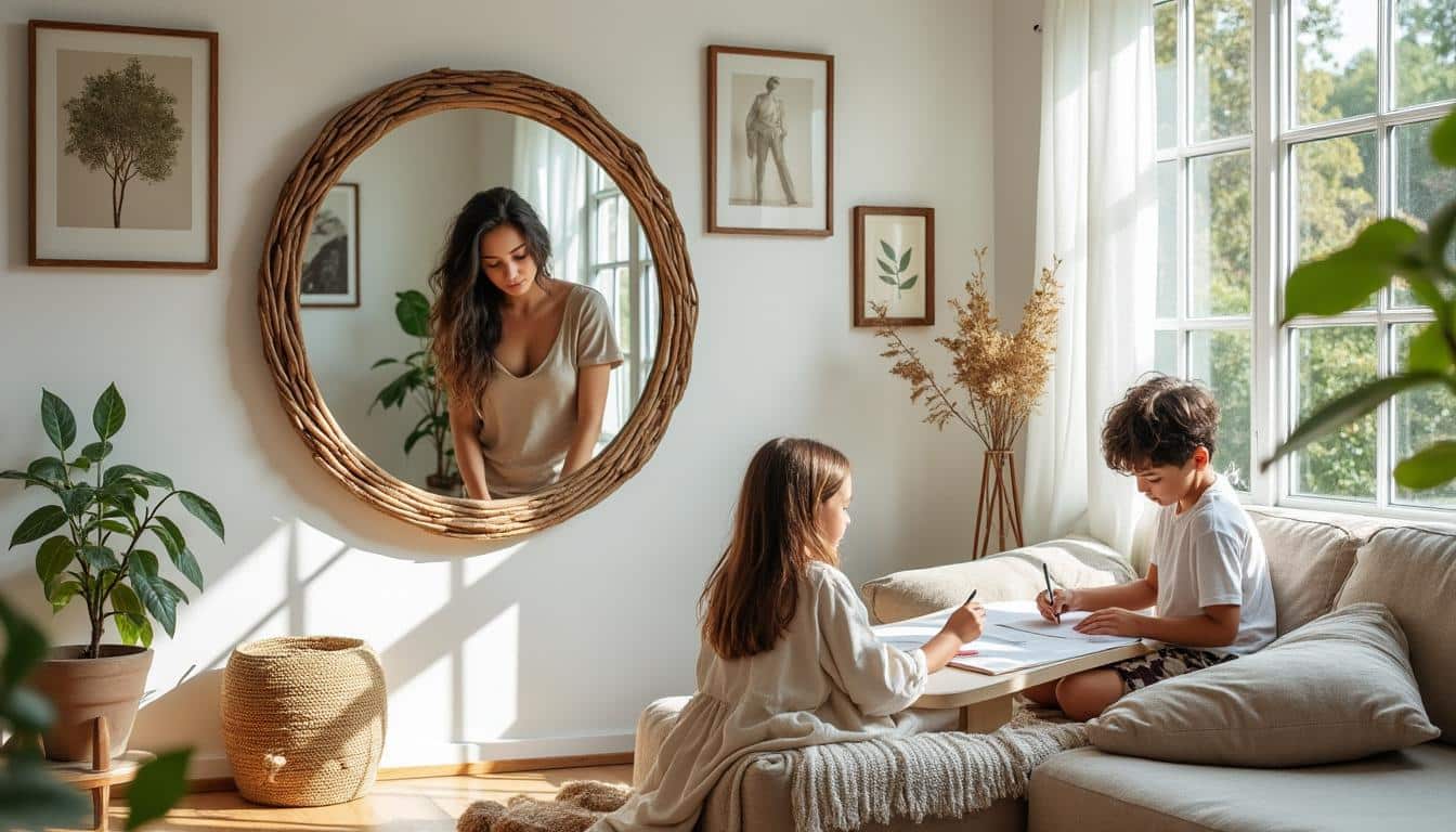 Illustration: Pourquoi opter pour un élément en rotin dans votre décoration murale intérieure ?