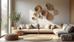 Décoration murale en rotin : charme naturel et élégance durable