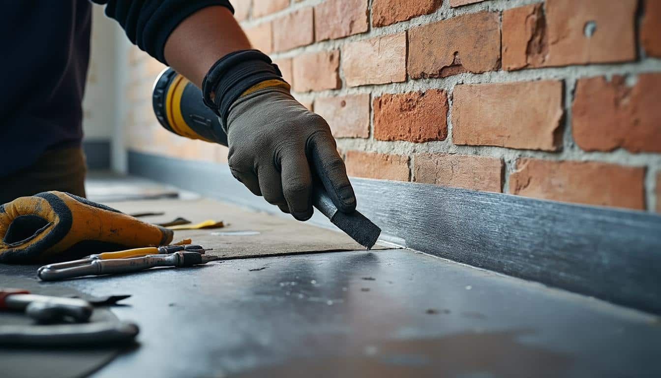 Étanchéité de la rive contre le mur bac acier : guide complet