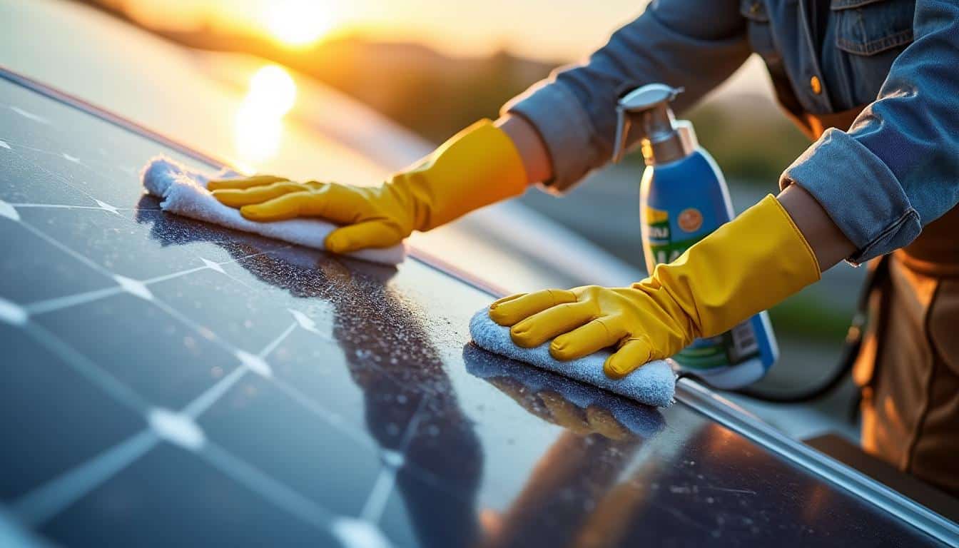 Produit de nettoyage pour panneaux solaires : guide efficace et sûr