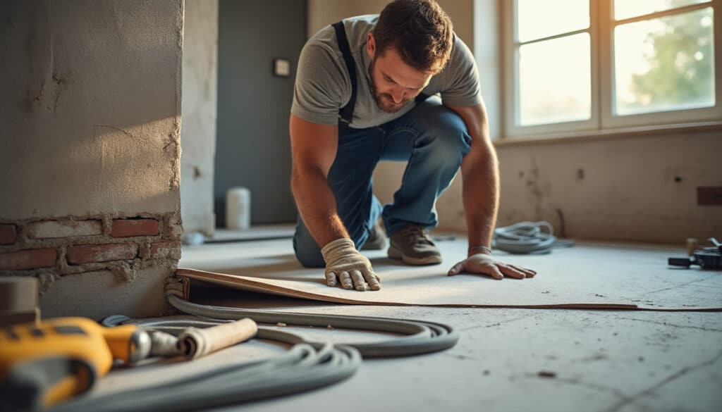 Plancher chauffant prix au m² : guide complet pour bien choisir