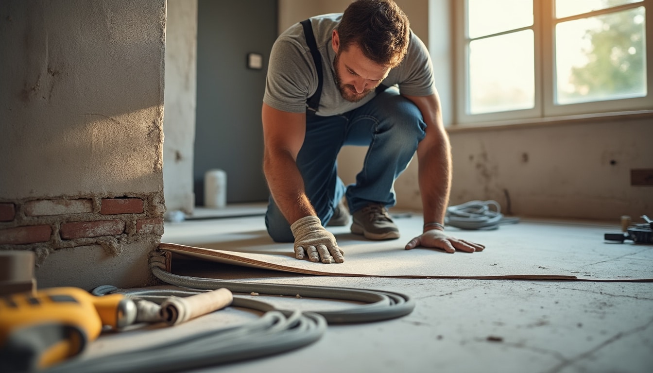Plancher chauffant prix au m² : guide complet pour bien choisir